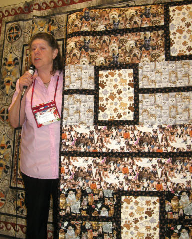 Cheryl Duke, Dogs and Cats quilt.